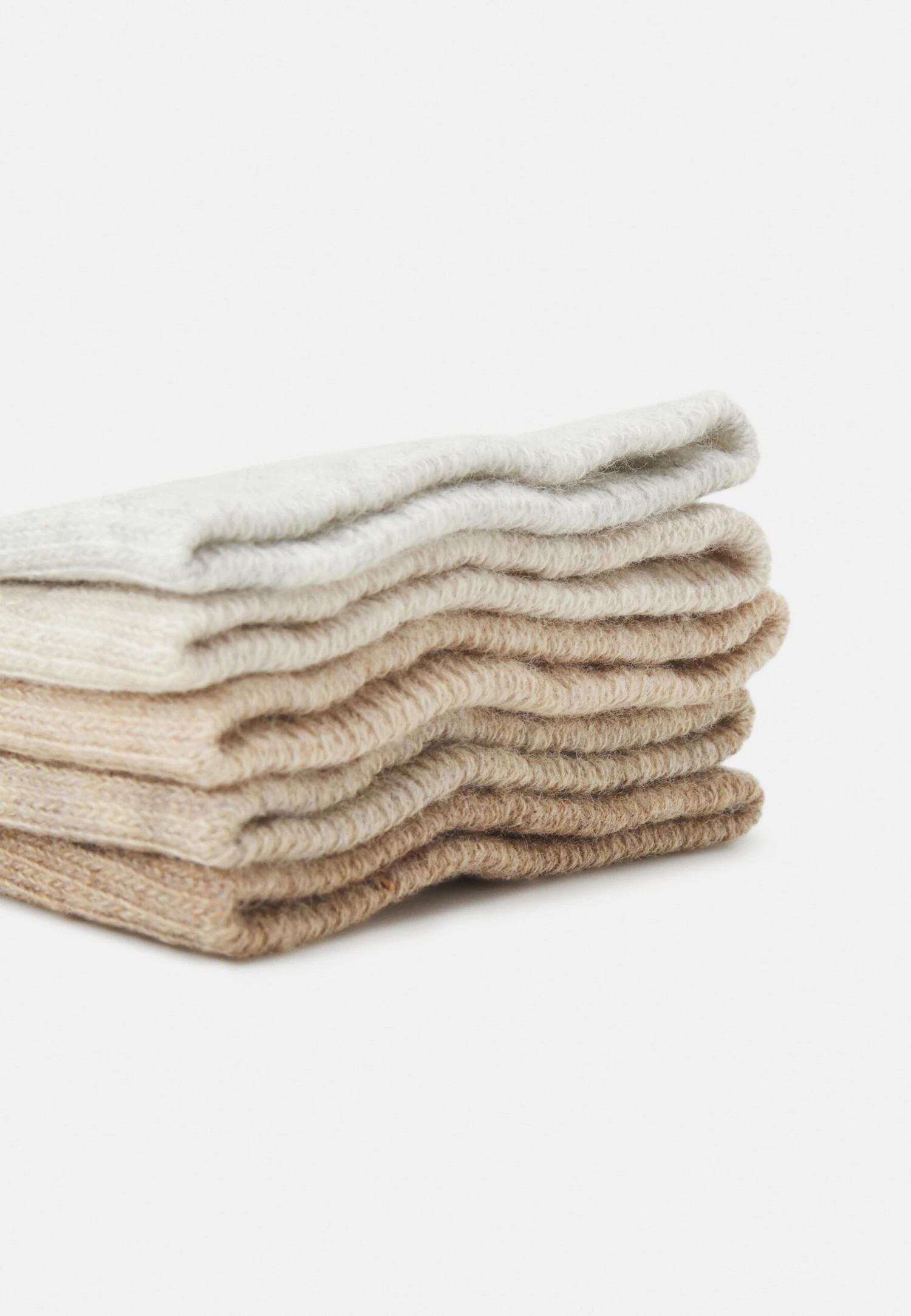 Pier One 5Pack - Socks - Off-White/Beige/Tan 2 Pier One 5Pack - Socks - Off-White/Beige/Tan - Image 2