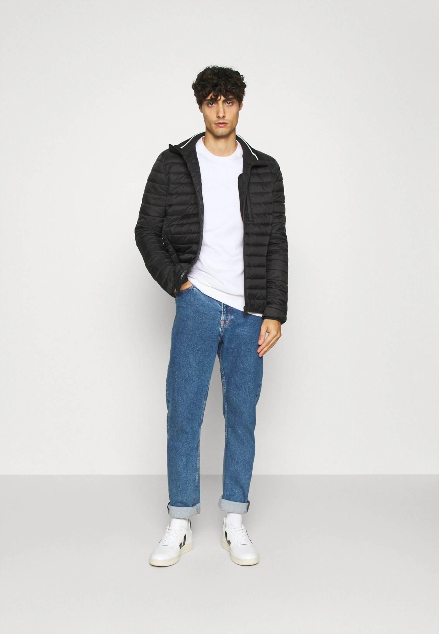 Pier One 2 Pack - Sweatshirt - White/Black 1 Pier One 2 Pack - Sweatshirt - White/Black