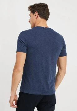 Pier One Basic T-Shirt - Mottled Dark Blue -Pier One Sales Store dd651f97754741faafc702872c502666