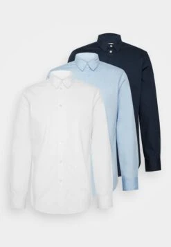 Pier One 3 Pack - Formal Shirt - White/Light Blue/Dark Blue -Pier One Sales Store def04b8137b345368346a495c2933cad