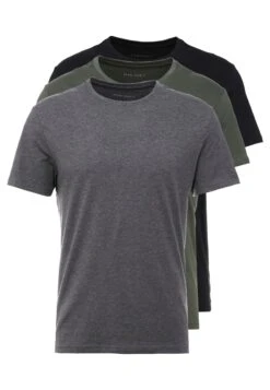 Pier One 3 Pack - Basic T-Shirt - Black/Grey/Green 12 Pier One 3 Pack - Basic T-Shirt - Black/Grey/Green -Pier One Sales Store df840033a7f04afda15f16c48ba7762b