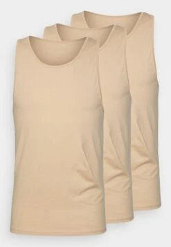 Pier One 3Pck Skin Tone Rib Vest- Undershirt - Beige -Pier One Sales Store dfaf9b2518a6467c8e0060f8bd177530