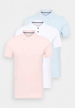 Pier One 3 Pack - Polo Shirt - White/Light Blue/Pink 16 Pier One 3 Pack - Polo Shirt - White/Light Blue/Pink -Pier One Sales Store e076d6446cf4456082c2304ae412145d