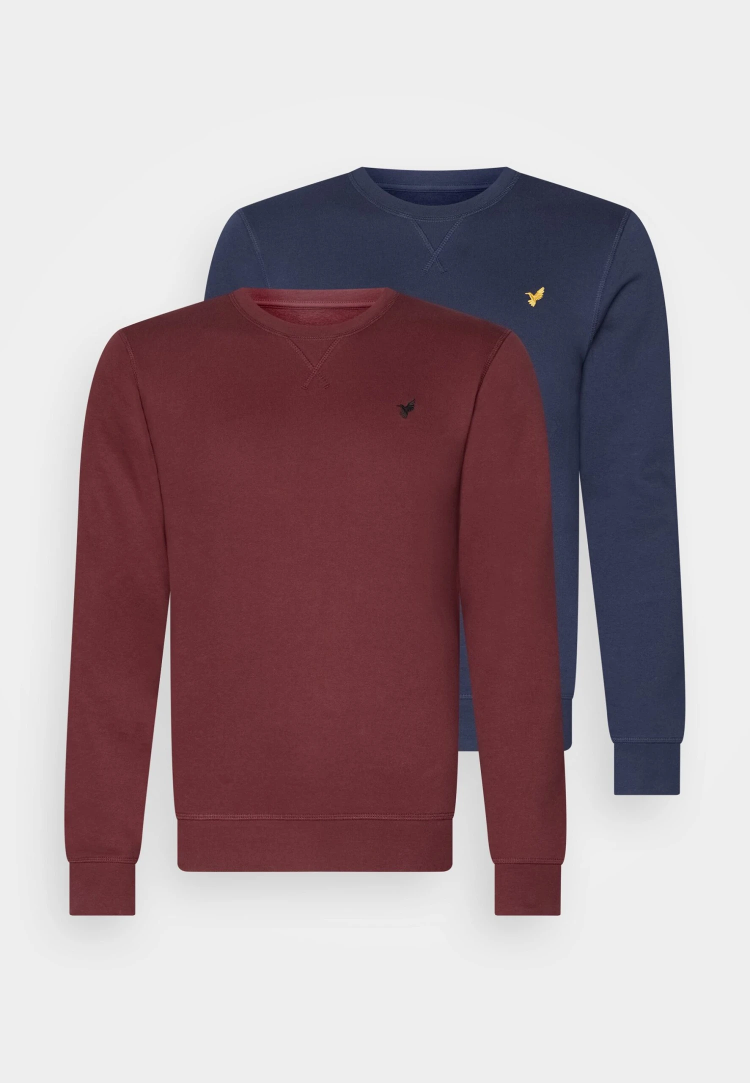 Pier One Sweatshirt - Dark Blue/Bordeaux 1 Pier One Sweatshirt - Dark Blue/Bordeaux