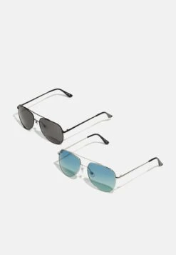 Pier One 2 Pack - Sunglasses - Black/Blue