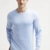 Pier One Basic Crewneck - Jumper - Light Blue