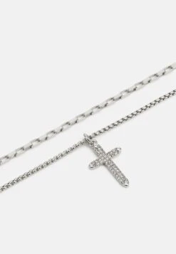 Pier One 2 Pack - Necklace - Silver-Coloured -Pier One Sales Store e42a886ec2cf4c778fd634ddb3804b3a