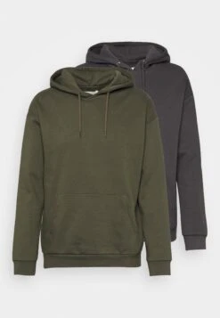 Pier One 2 Pack - Hoodie - Olive/Grey 12 Pier One 2 Pack - Hoodie - Olive/Grey -Pier One Sales Store e9b77bcede62405a96690341784f3595