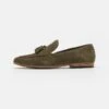 Pier One Leather - Slip-Ons - Green