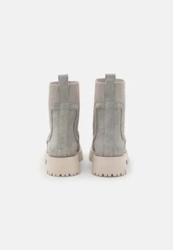 Pier One Leather - Platform Ankle Boots - Grey -Pier One Sales Store f865b087763a46aa91f732826db210a4