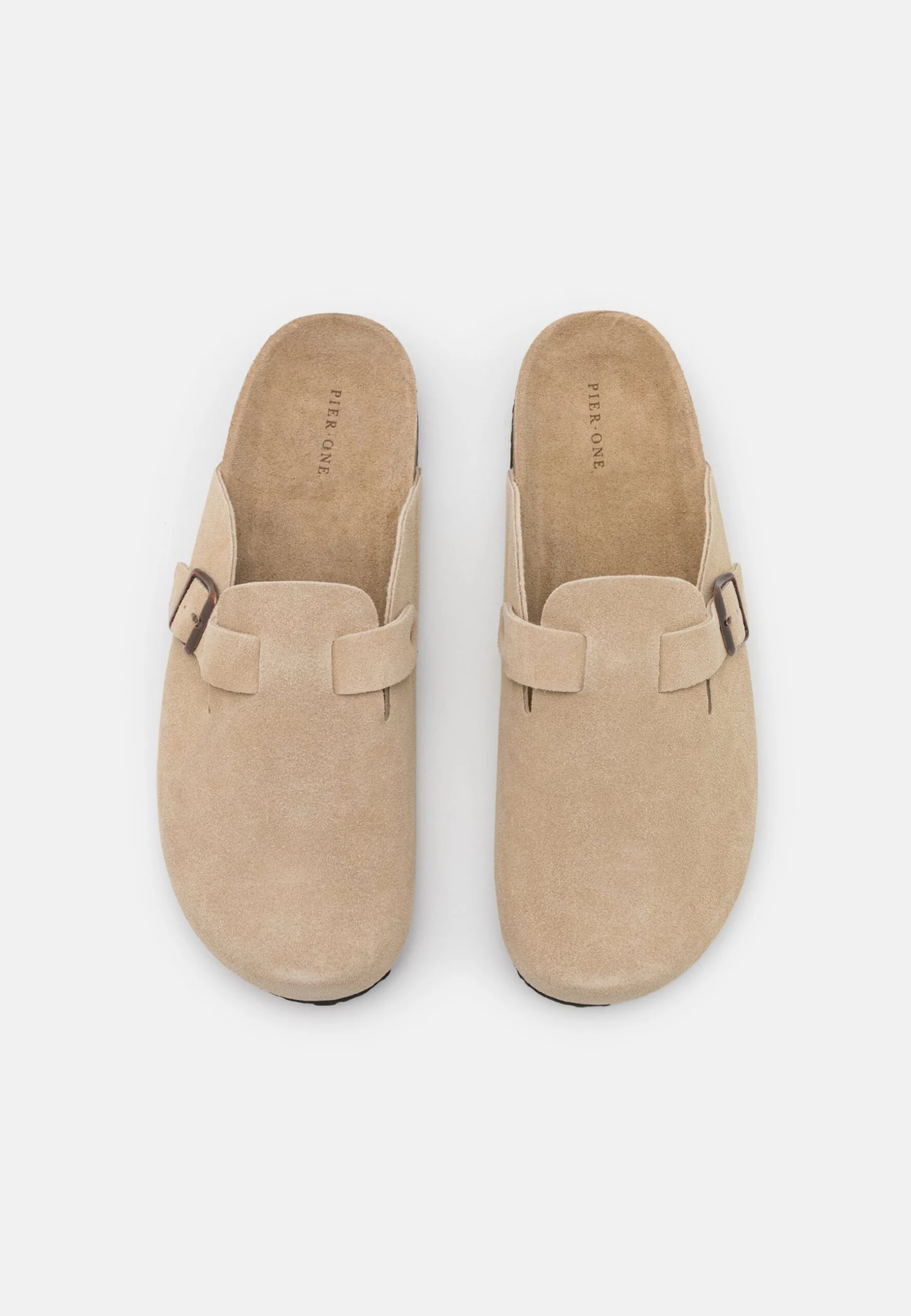 Pier One Leather Unisex - Slippers - Beige 4 Pier One Leather Unisex - Slippers - Beige - Image 4