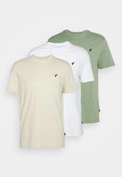 Pier One 3 Pack Unisex - Basic T-Shirt - White/Offwhite /Green 16 Pier One 3 Pack Unisex - Basic T-Shirt - White/Offwhite /Green -Pier One Sales Store fe96b4eb79924bdb945969ca3cf26a74