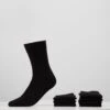Pier One 7 Pack - Socks - Black
